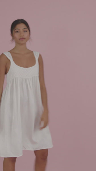 The Dusty Nightie - White
